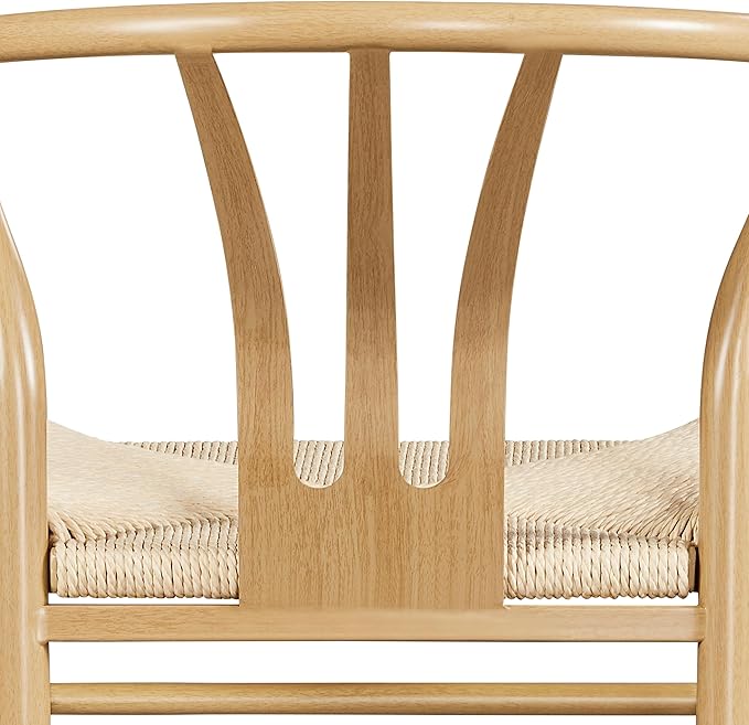 Yaheetech Weave Dining Chair Rattan Chair Metal Armchairs Hemp Seat for Kitch...
