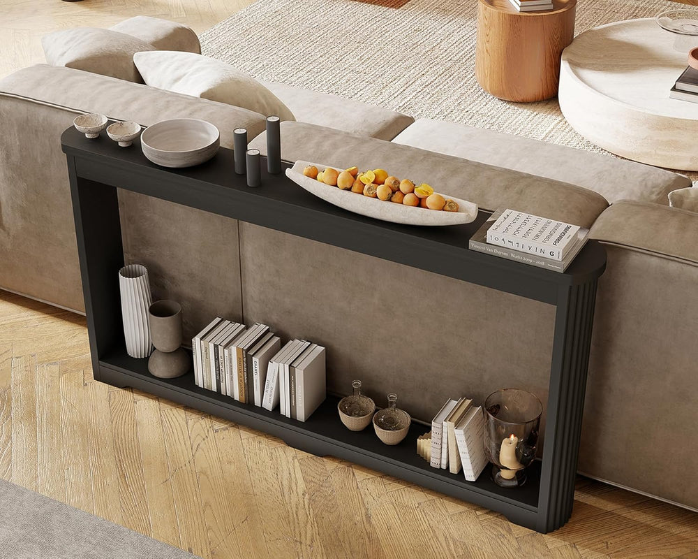 Rovibek Modern 70 Inch Entryway Table Narrow - Behind Sofa Table Narrow, 8 In...