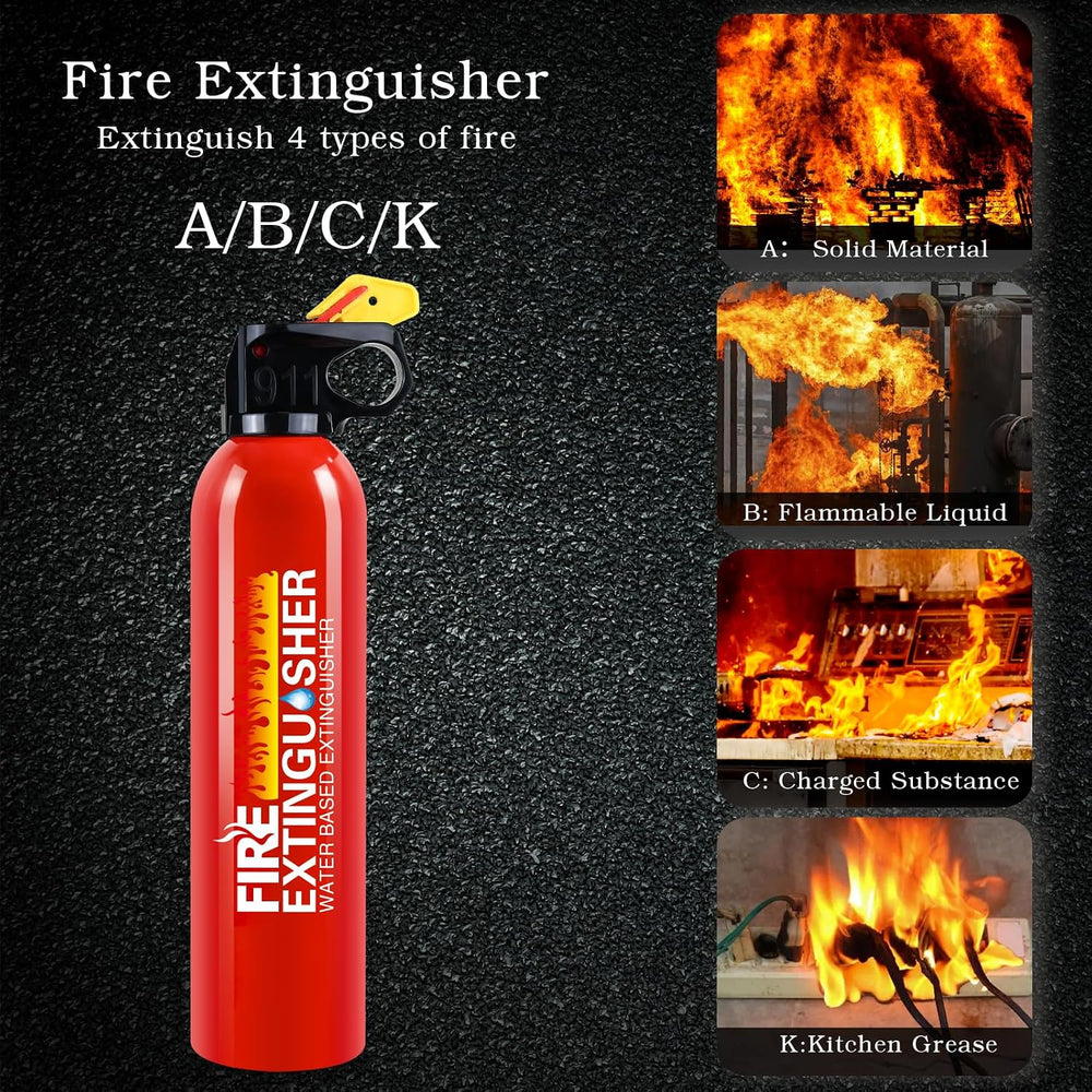 Fire Extinguisher for Home, 2 Pack Car Fire Extinguishers with Mount