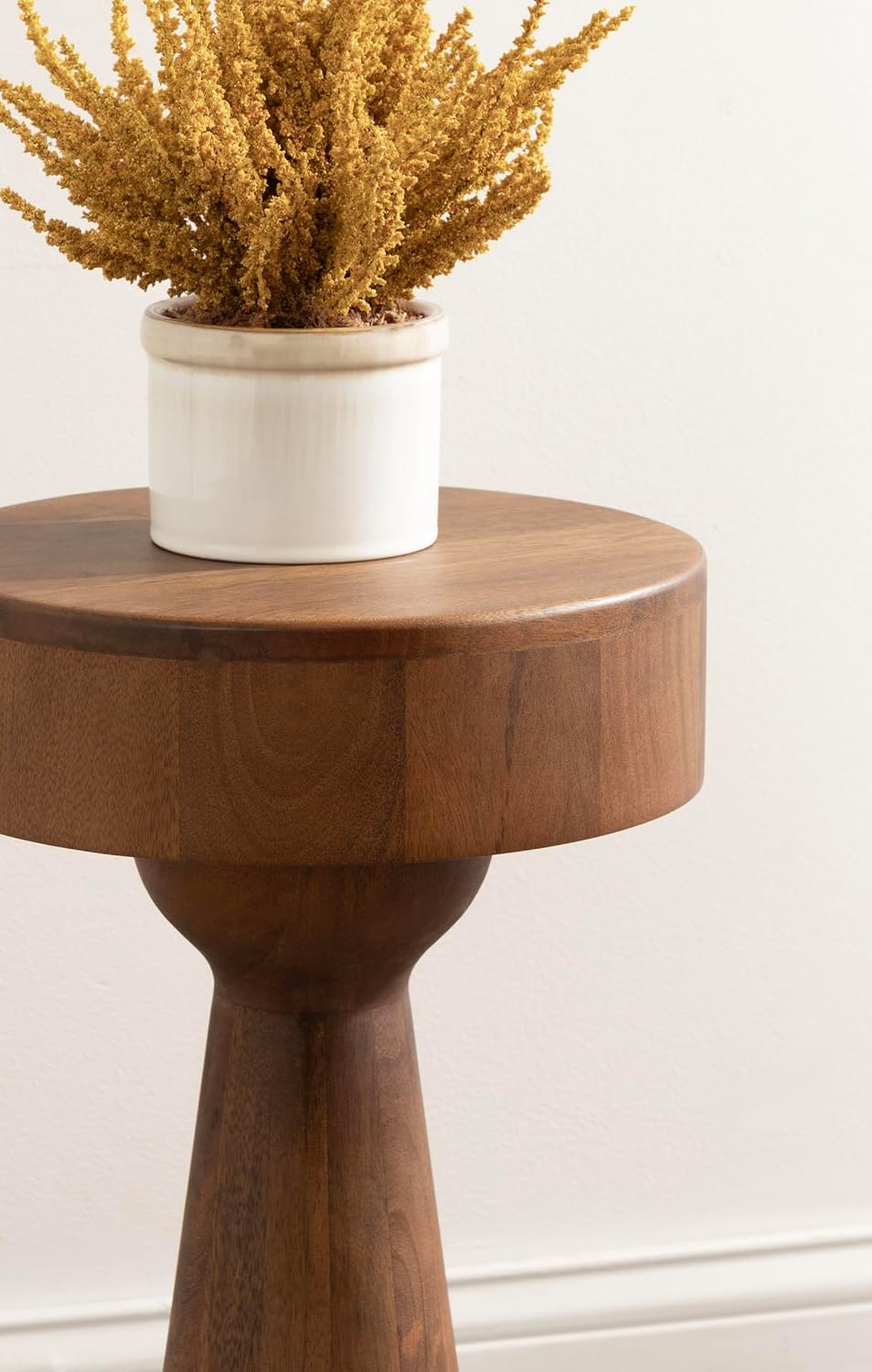 Kate and Laurel Solbrett Transitional Sophisticated Round Side Table, 12 x 12...