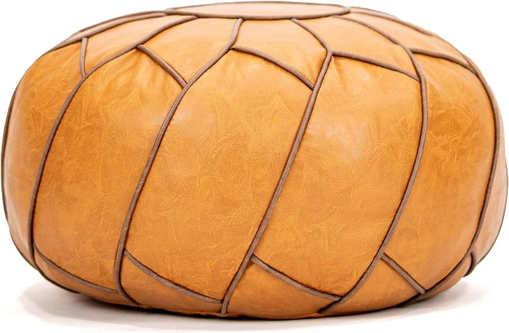 Moderner Pouf Ottoman Pumpkin Color