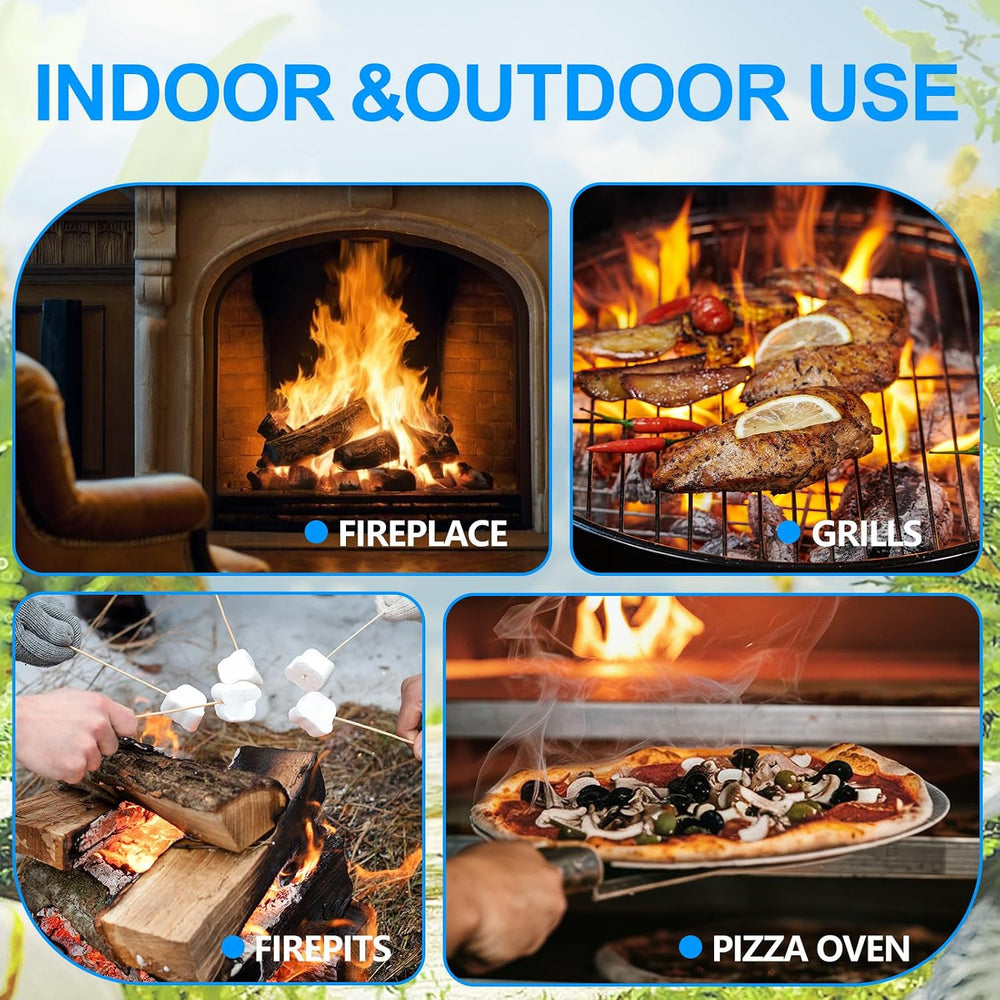 150 PCS Fire Starters for Fireplace Waterproof