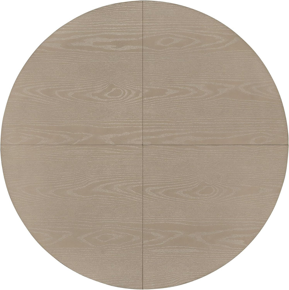 ROME + OAK Spier Modern Dining Table, 40-Inch Round Tabletop with Sturdy Pede...