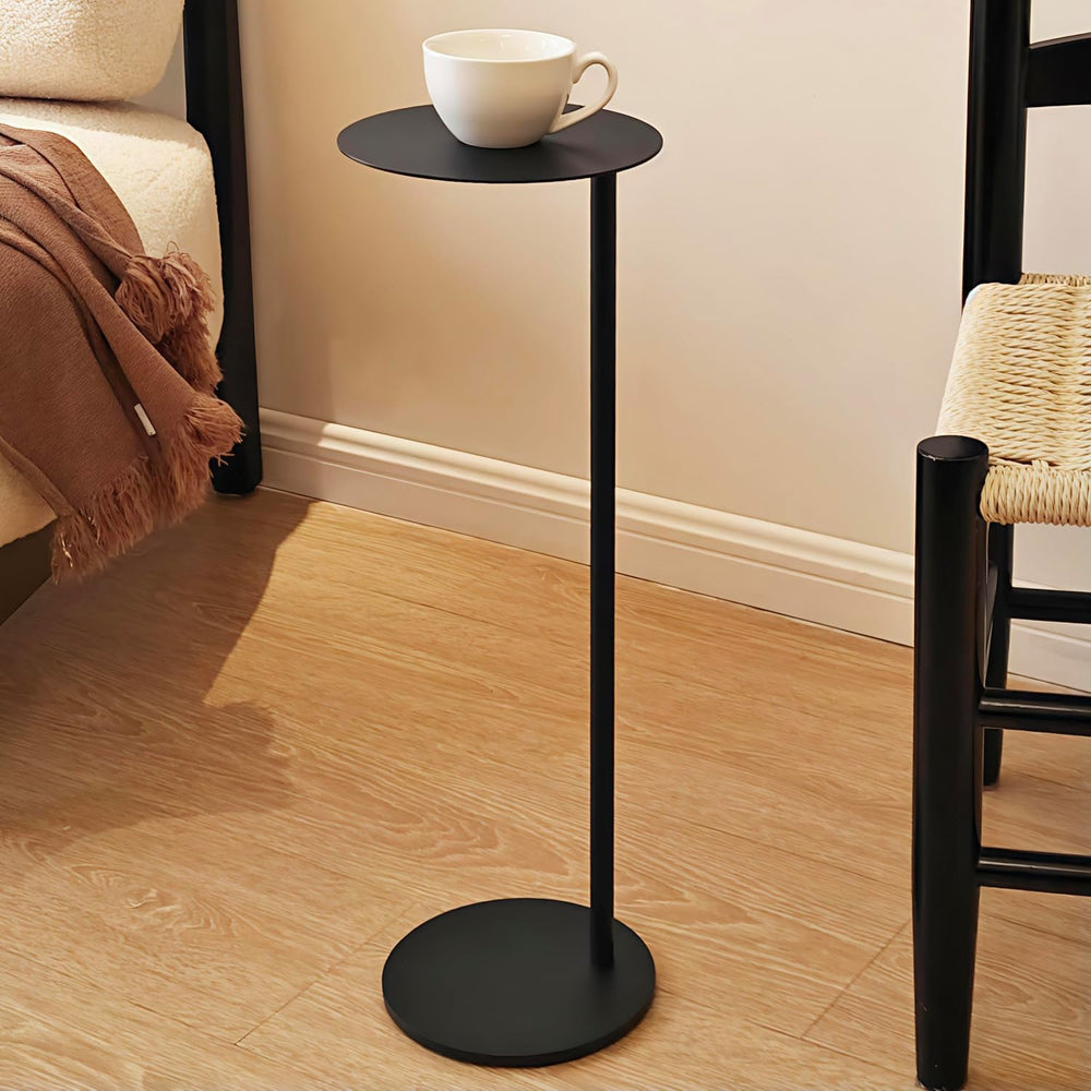 Premium Round Mini Side Table, C Shaped End Table, Drink Table, Small Pedesta...