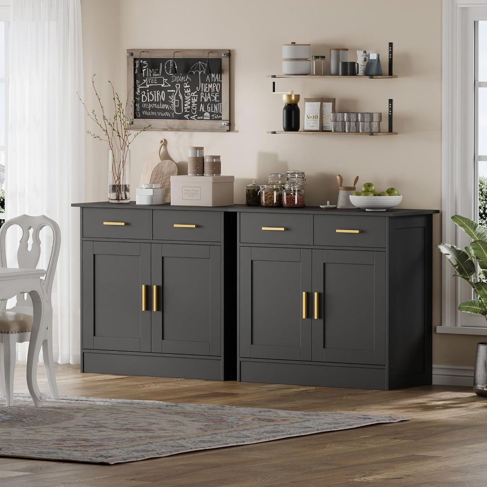 Buffet Cabinet with Storage - Buffets & Sideboards Kitchen Storage Cabine...