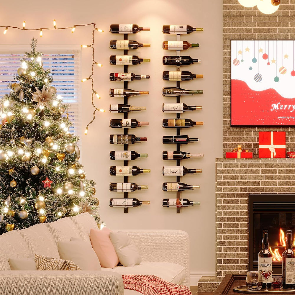 X-cosrack 36 Bottle Wall Mounted Wine Rack, Modular Hanging Wine Rack for DIY...