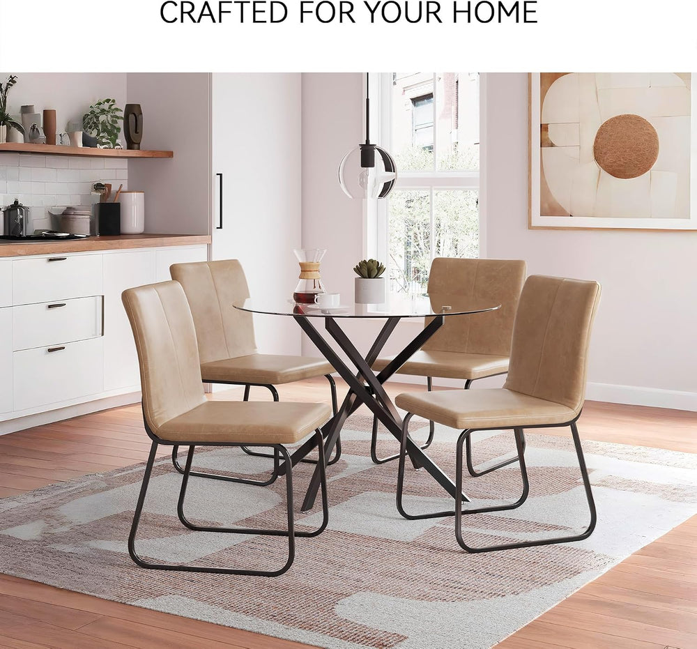 Signature Design by Ashley Pharwynn Casual Indoor Faux Leather Upholstered Ar...