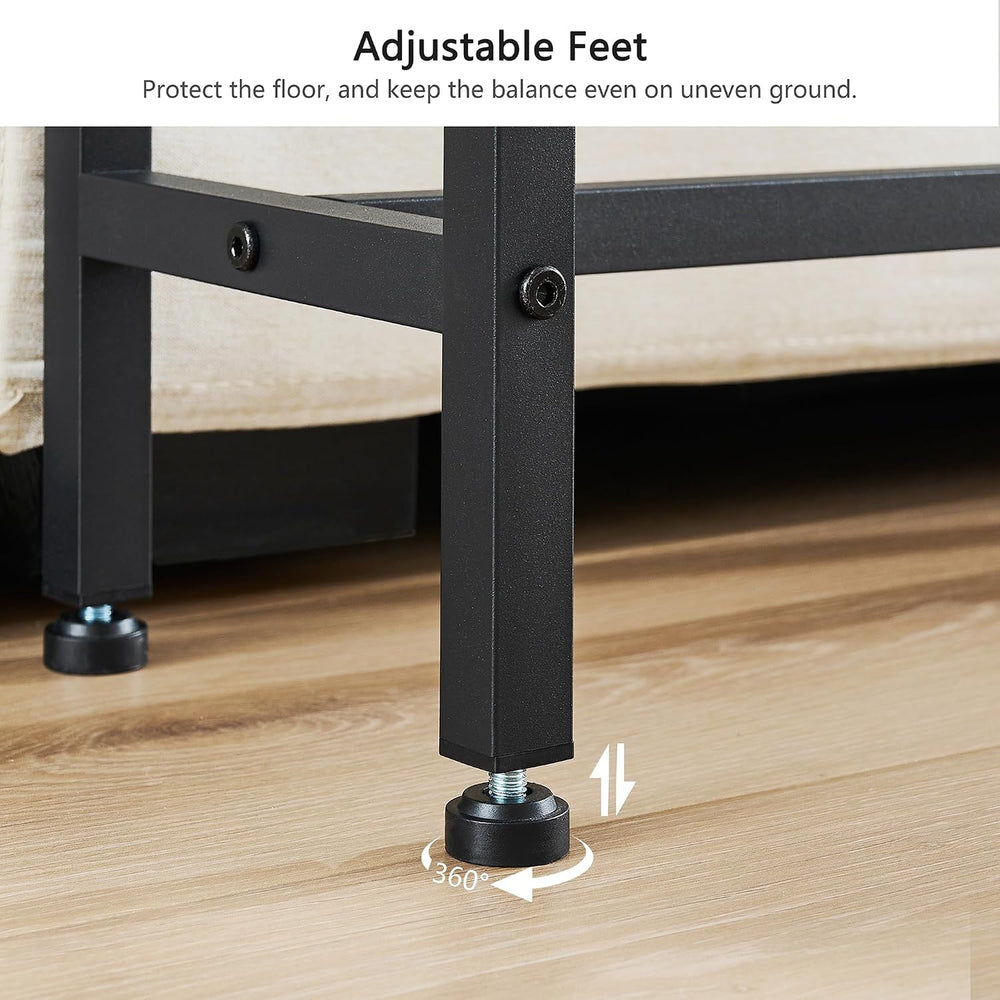 Gewudraw 70" Sofa Table Behind Couch with Oulets-Narrow Console Table,Br...
