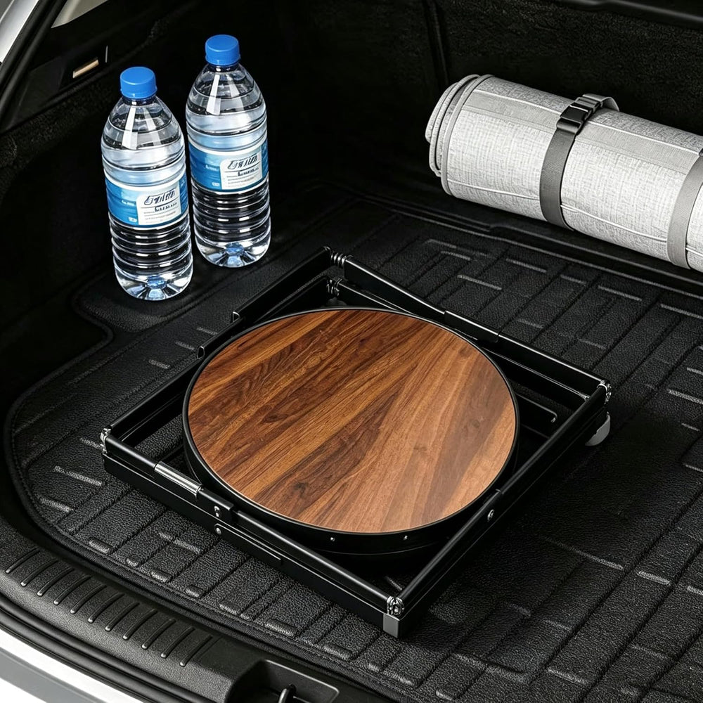SYO 3-Tier Foldable Rolling Storage Cart, Round Mesh Shelves with Wheels, No ...