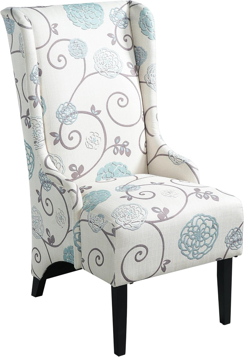 Christopher Knight Home Micua Luxury Upholstered Dining Chair with Floral Fab...