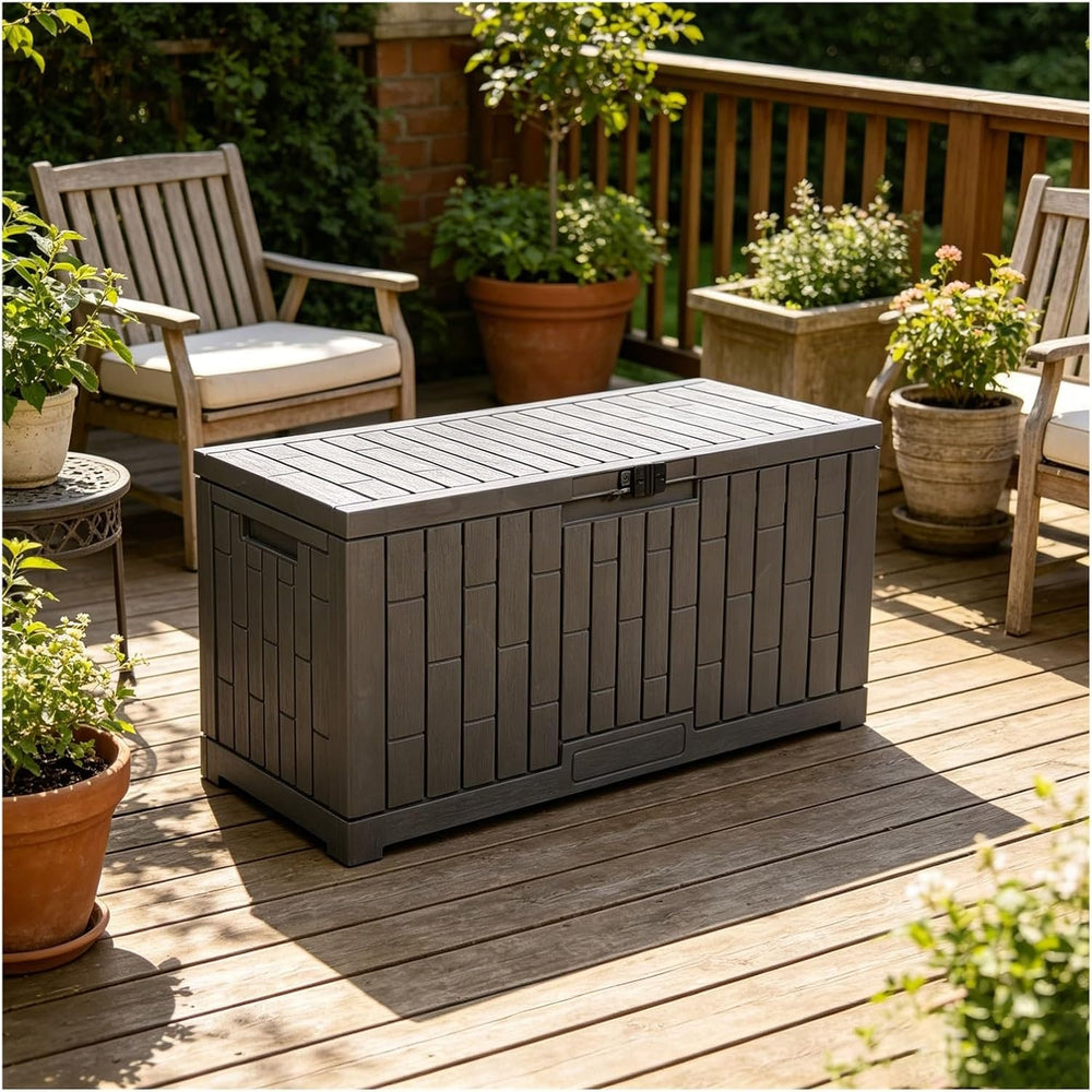 Package Delivery Boxes For Outside, Outdoor Storage Box With Lock Slot, Featu...