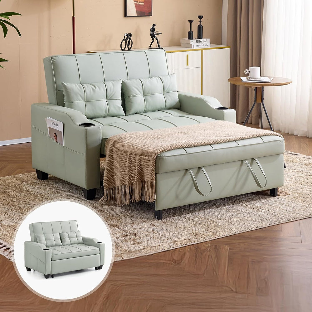 VINGLI Convertible Loveseat Sleeper Sofa Bed, Pullout Couch for Living Room |...