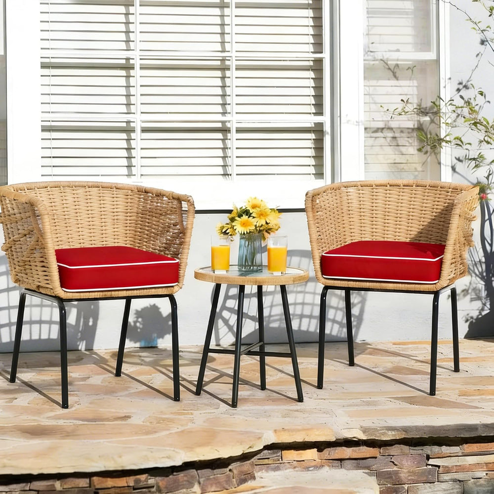 2 Pack Outdoor Chair Cushion 20" X 20" X 4", Waterproof Outdoo...