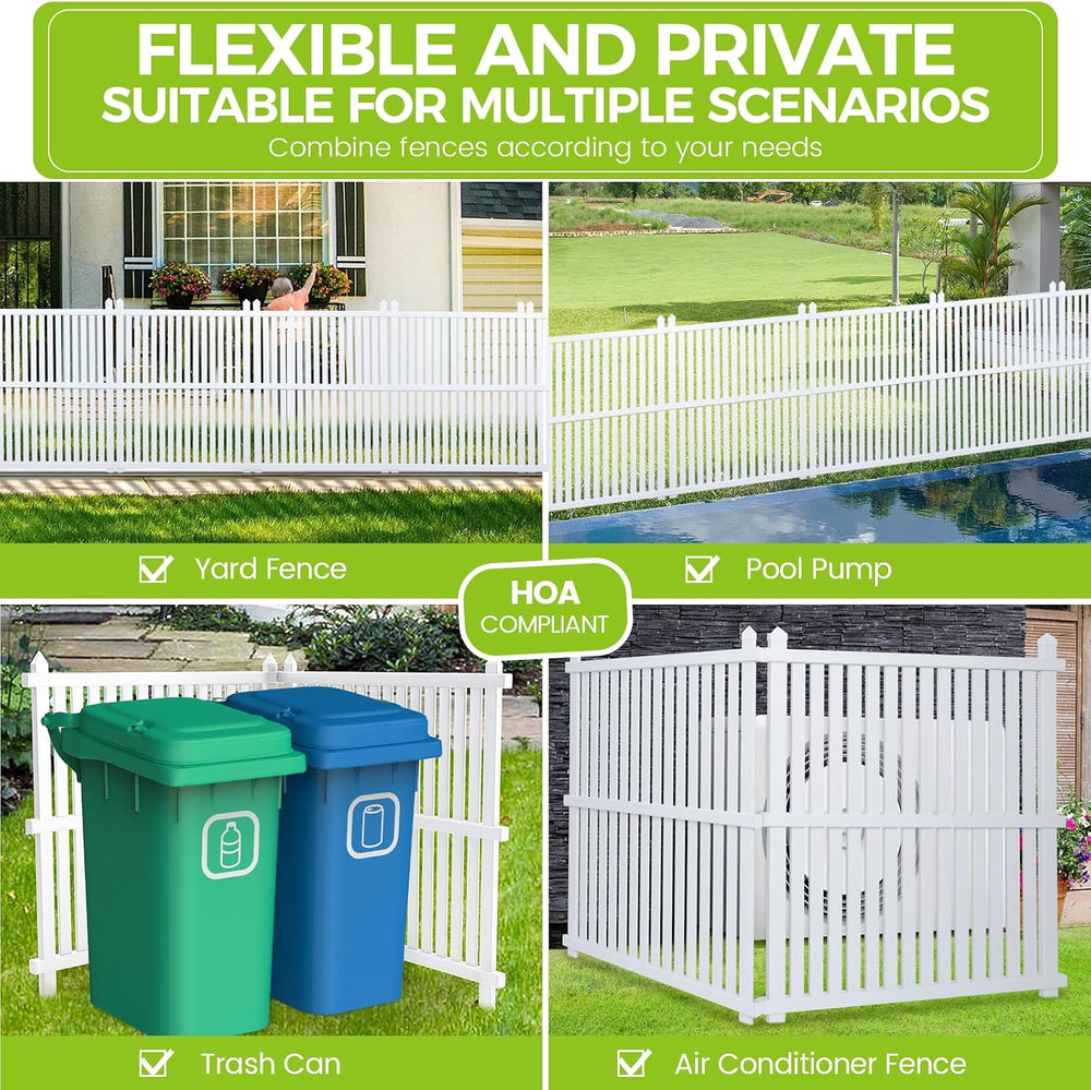 Air Conditioner Fence 48" W X 48" H Trash Can Fence Pool Equipment ...