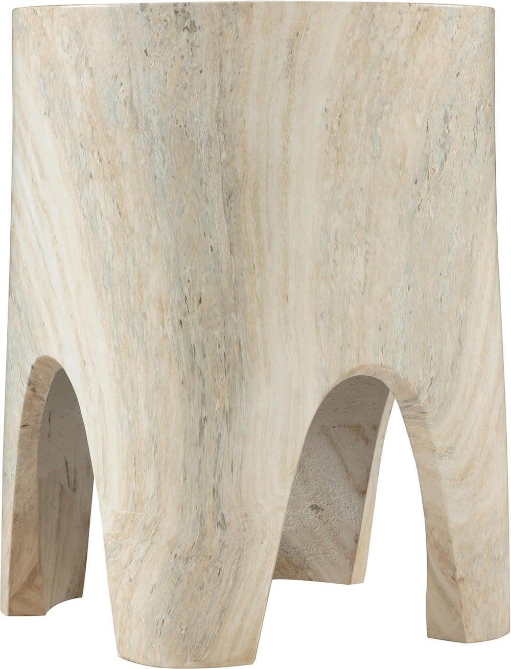 Meridian Furniture 99054Travertine-ET Foligno Collection Art Deco Indoor/Outd...