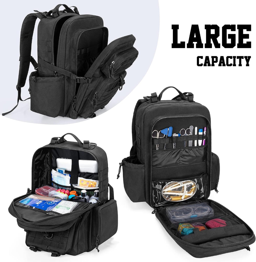 Damero Medical Tactical Backpack, Medical Supplies Bag with Top Y-Strap