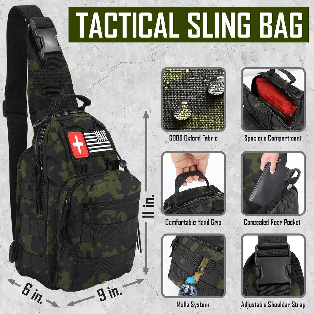 Survival Kit, 268 Pcs Emergency Survival Gear and Equipment Supplies with Fir...