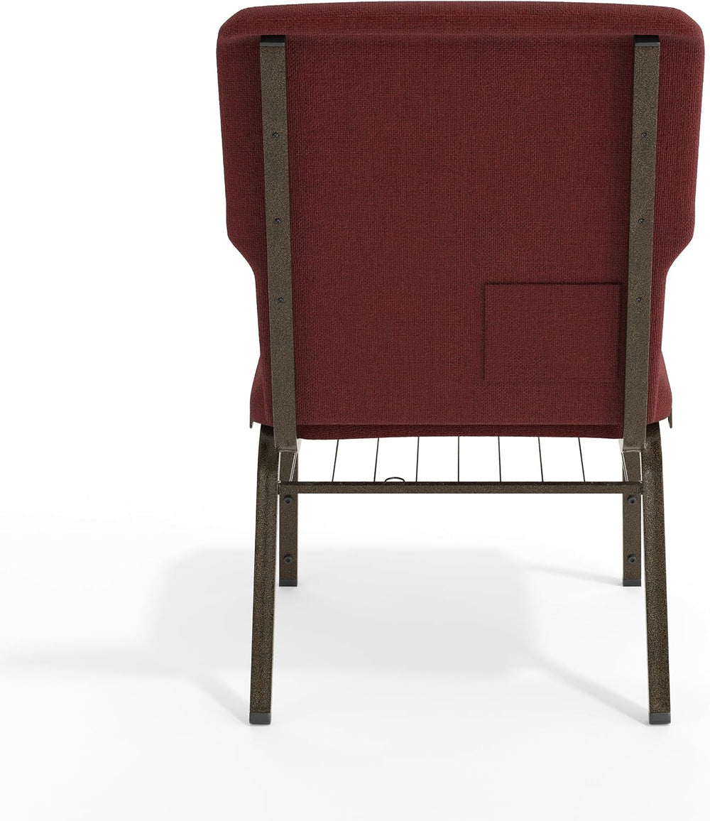 Flash Furniture Advantage Maroon Discount Church Chair - 21 in. Wide