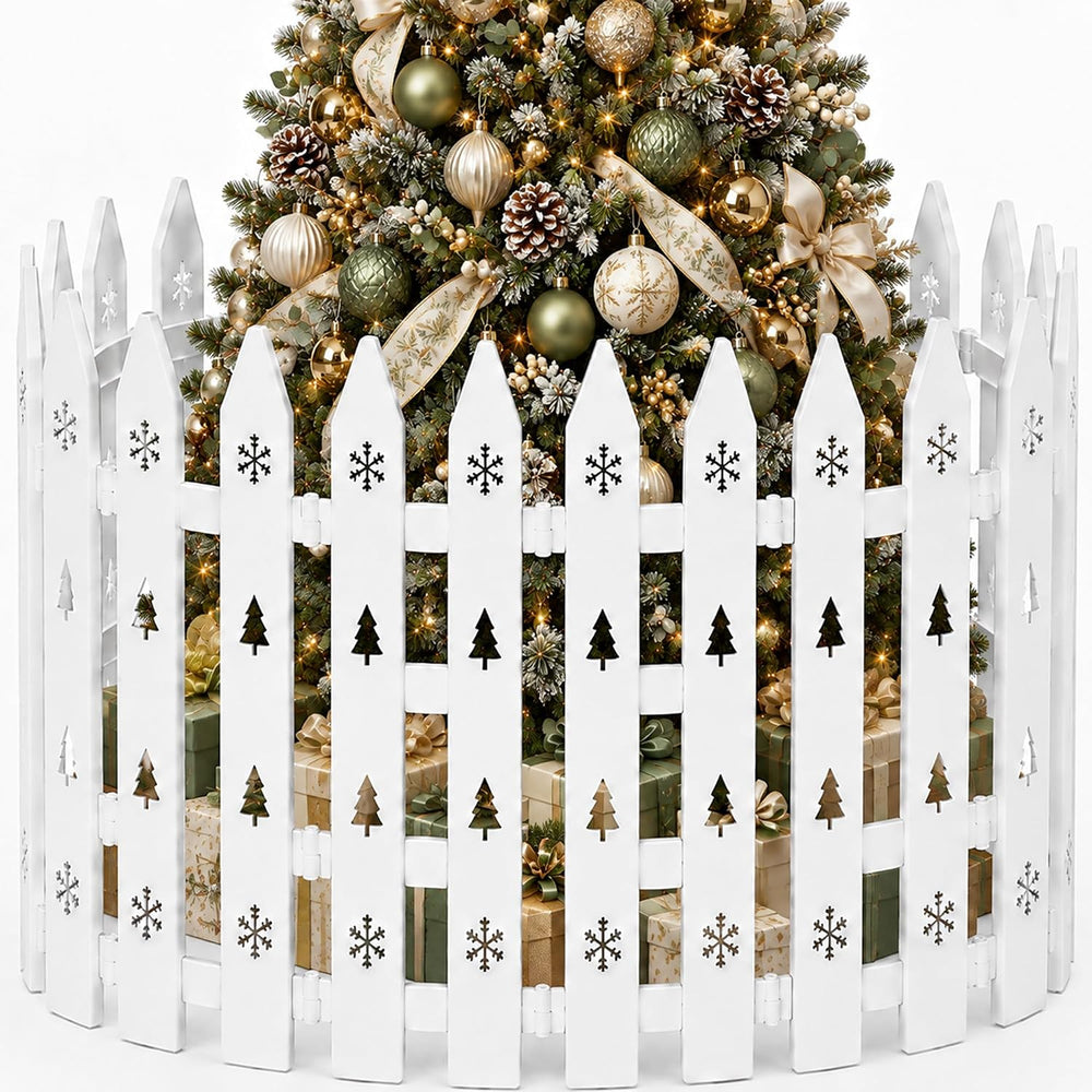 24 Inch Extra Tall Christmas Tree Fence, 24 Pack