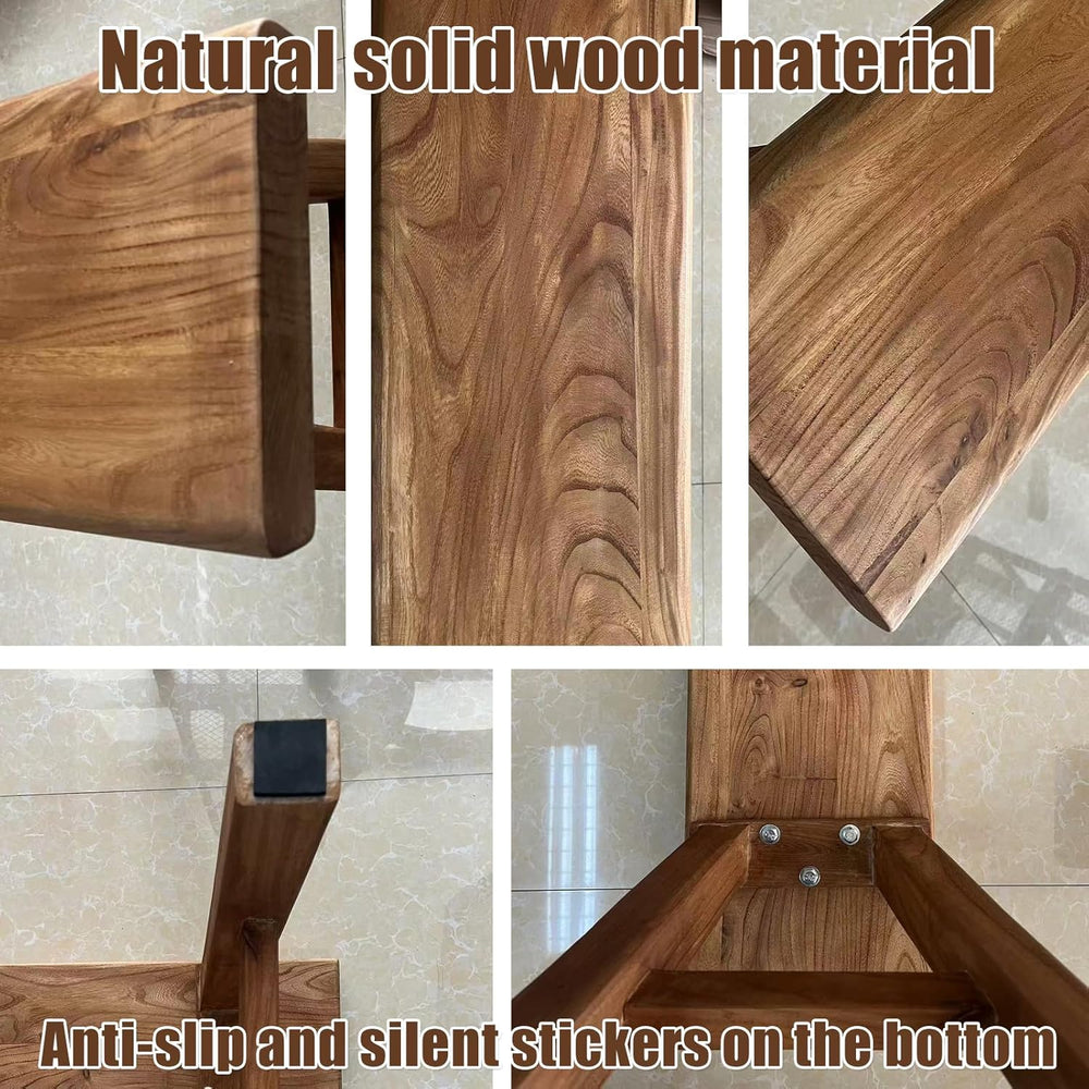 Reclaimed Elm Rustic Entry Way Benches Seat-Farmhouse Indoor Solid Wooden Noo...