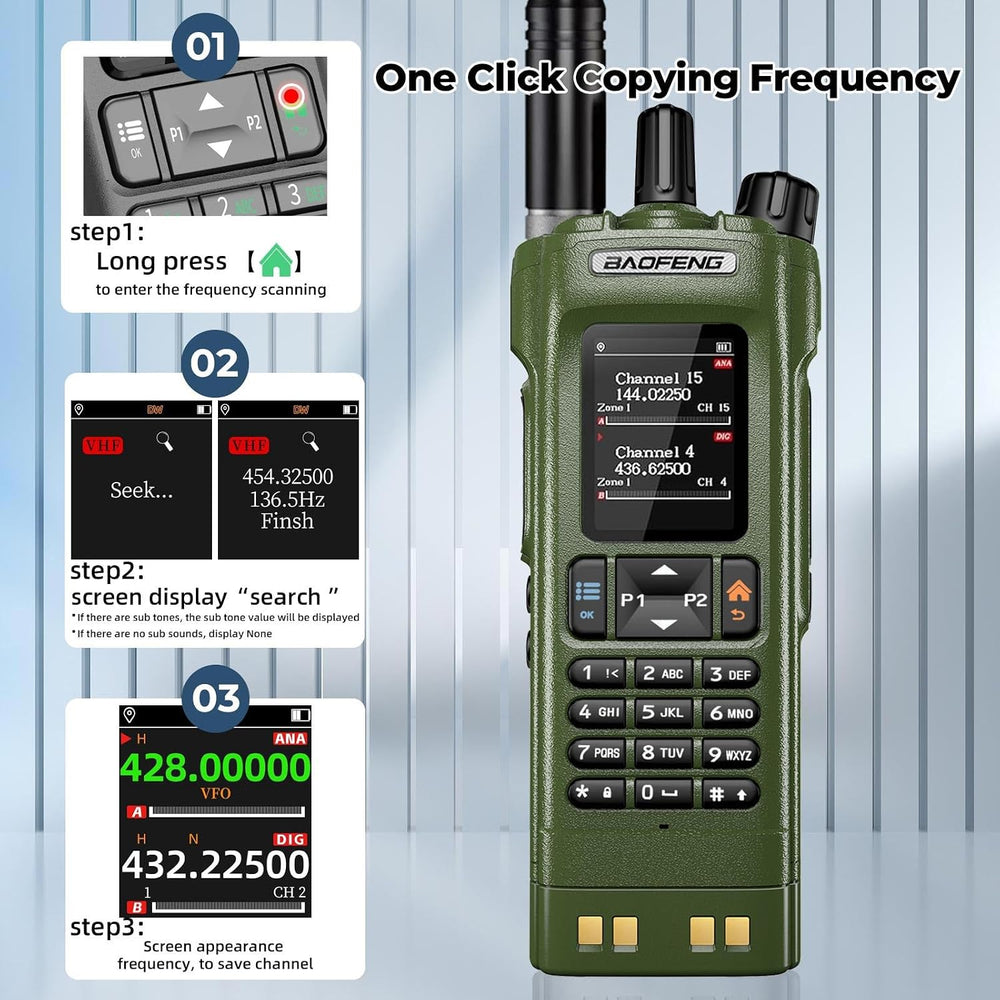BAOFENG DM32 DM-32UV DMR Radio,Walkie Talkies Long Range ,ham Radio 1pcs