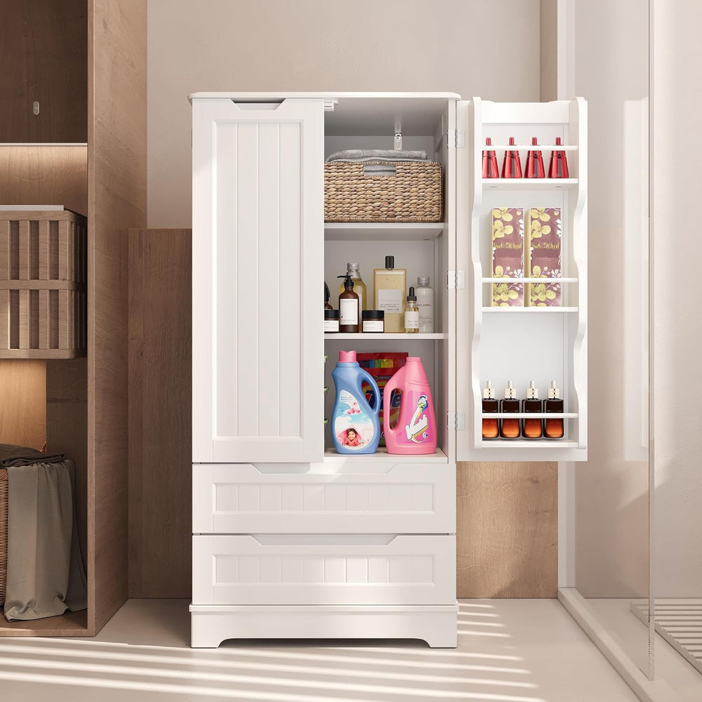 Gizoon Kitchen Pantry Cabinet with Drawers for Ding Room, 47" Small Food...