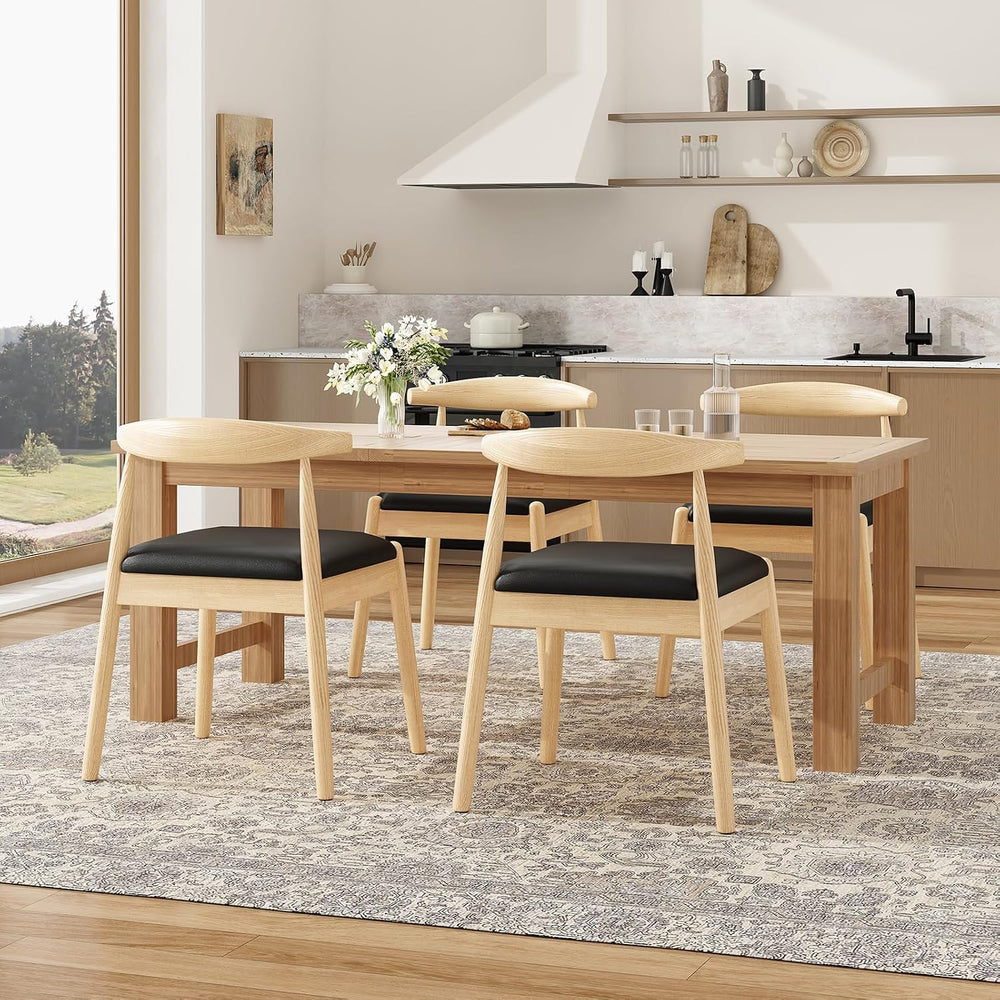 Soohow Dining Chairs Set of 2, Mid Century Modern Kitchen & Dining Room C...
