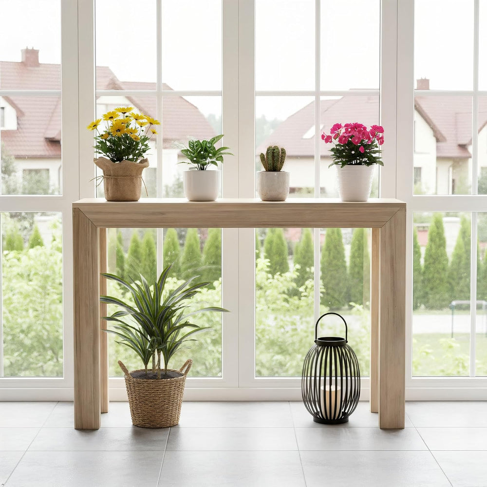 Plank+Beam Modern Console Table, 46 Inch, Blonde