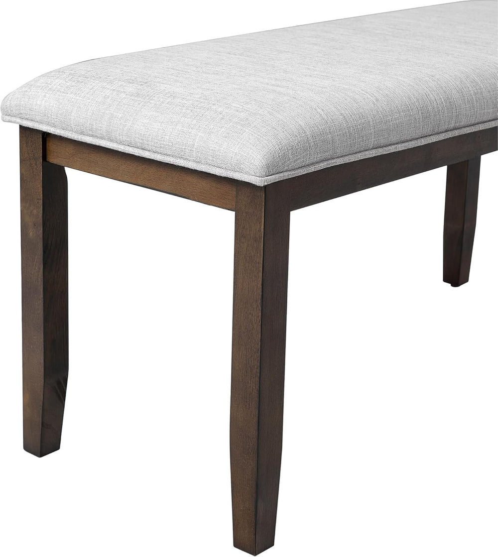 38-inch Small Upholstered Dining Bench, Vintage Wooden Bench Indoor, Entry Wa...