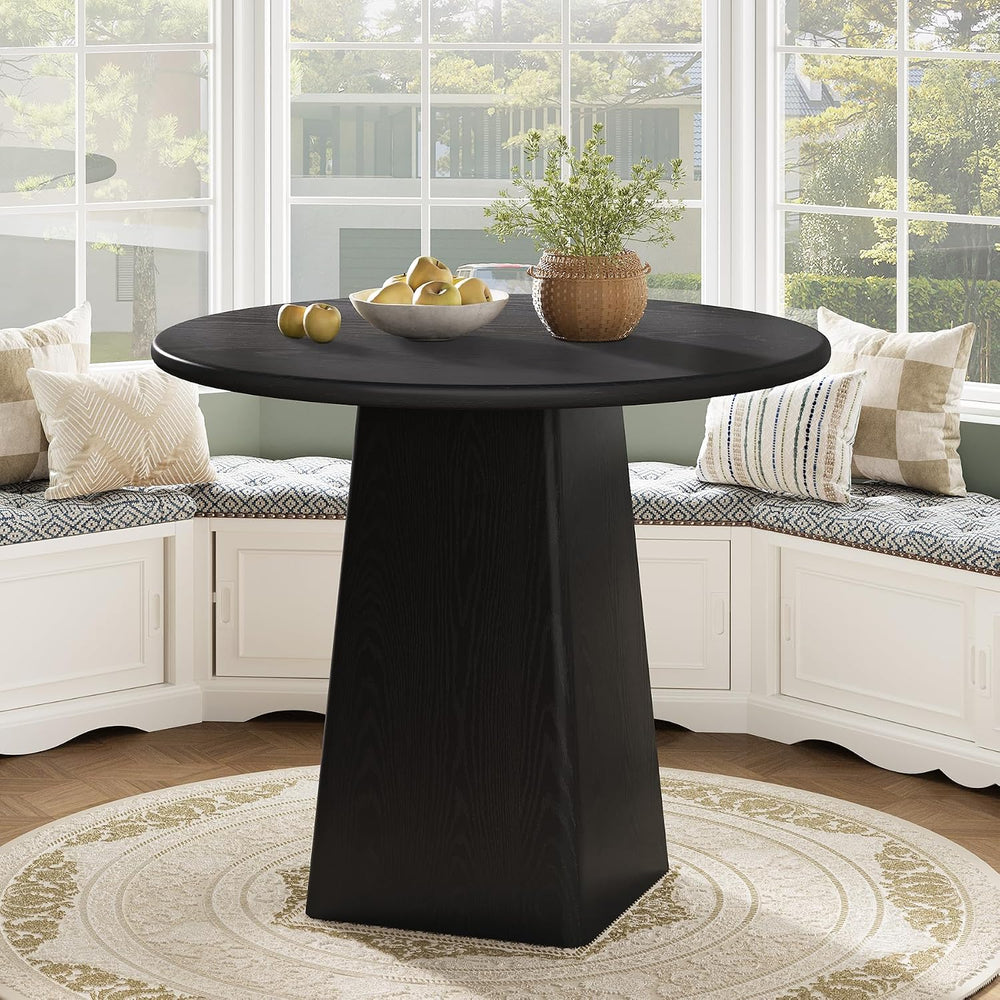 Tribesigns 31.5-Inch Round Dining Room Table for 2-4, Farmhouse Small Kitchen...