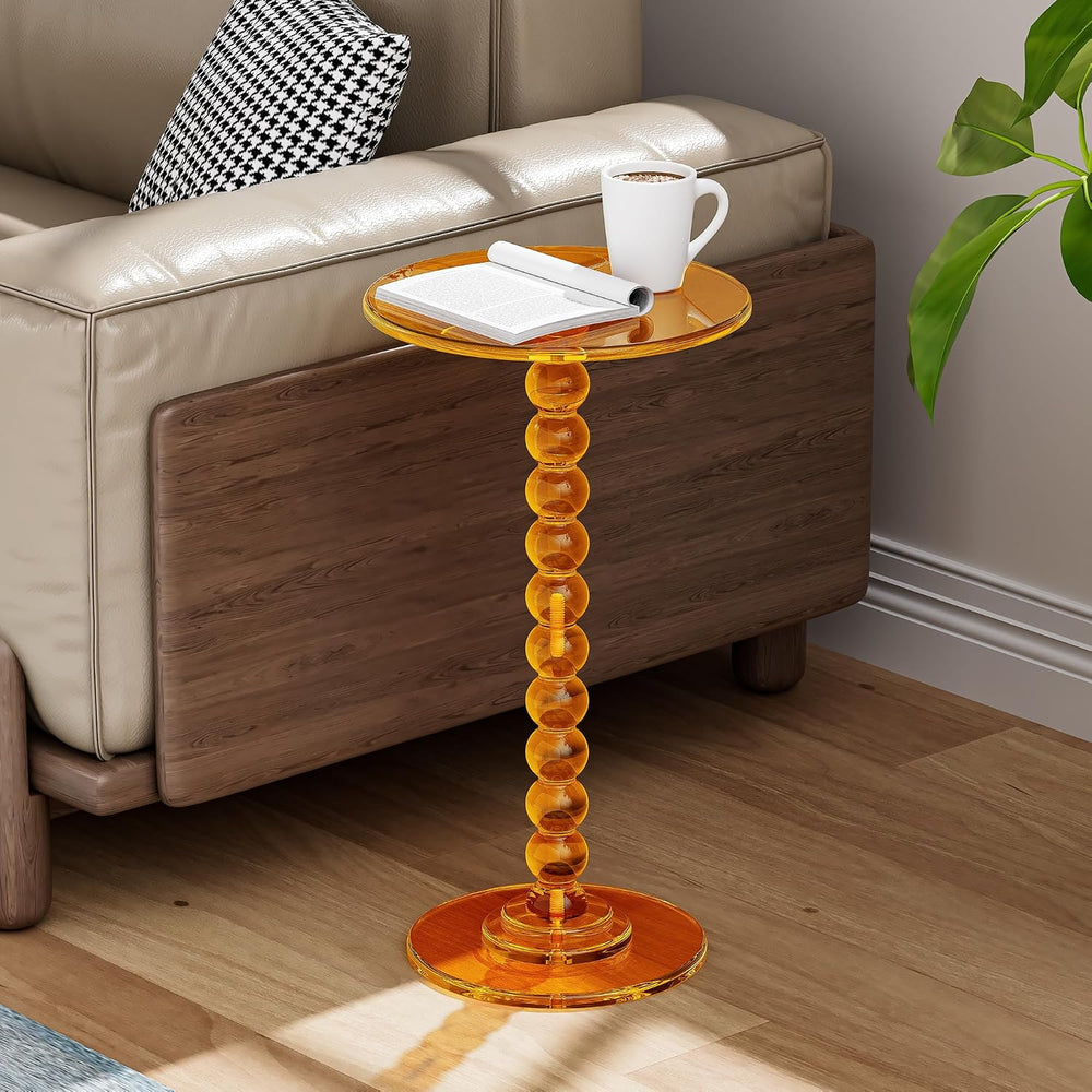 Acrylic Side Table+Coffee Table Set of 2