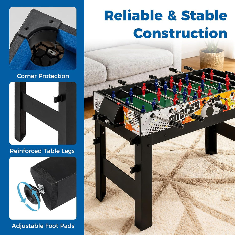 Goplus 14-in-1 Multi Game Table, Combo Game Table w/Foosball, Air Hockey, Poo...