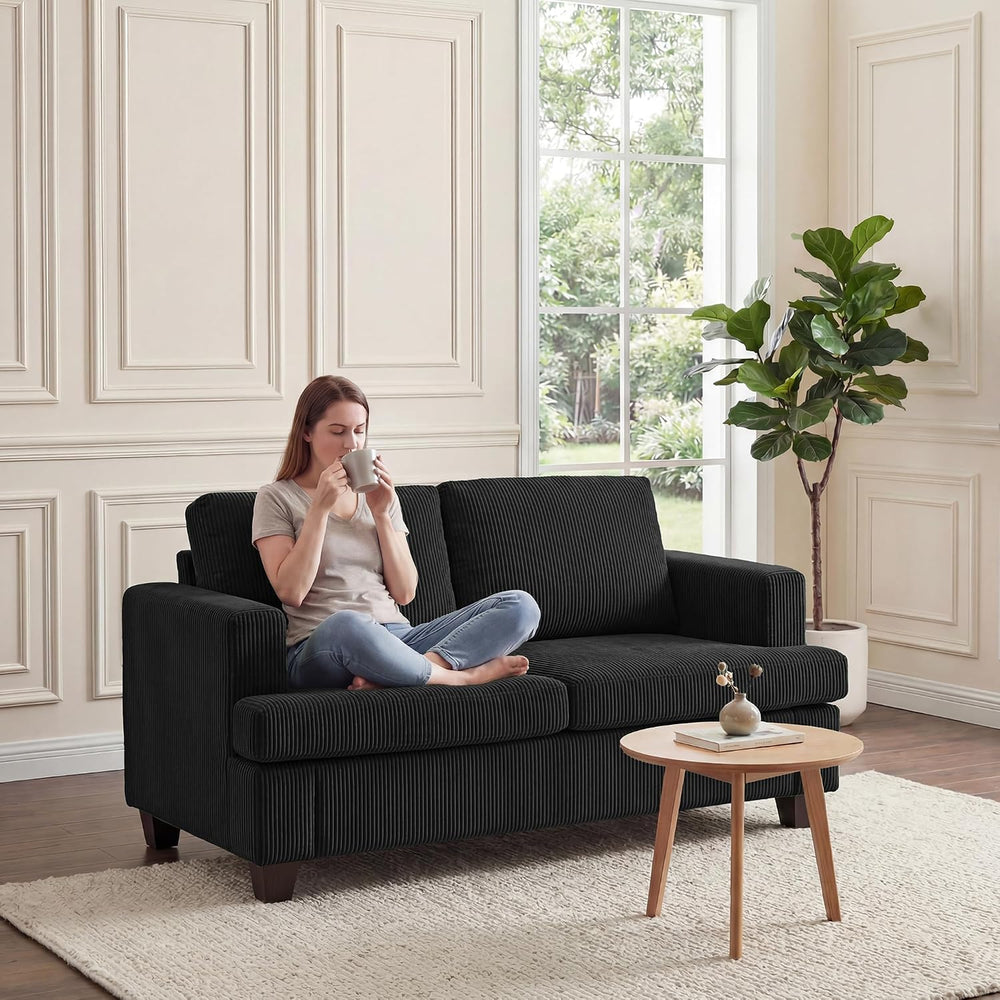 Apicizon Loveseat & 3 Seater Sofa Sets, 89" Couch Sofa Set for Livin...