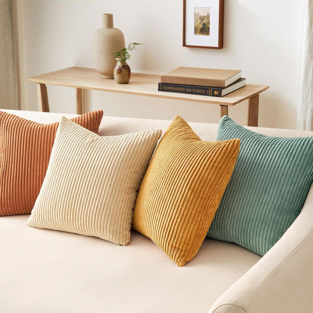 Topfinel Large Decorative Throw Pillow Covers, Soft Velvet Modern Double-Side...
