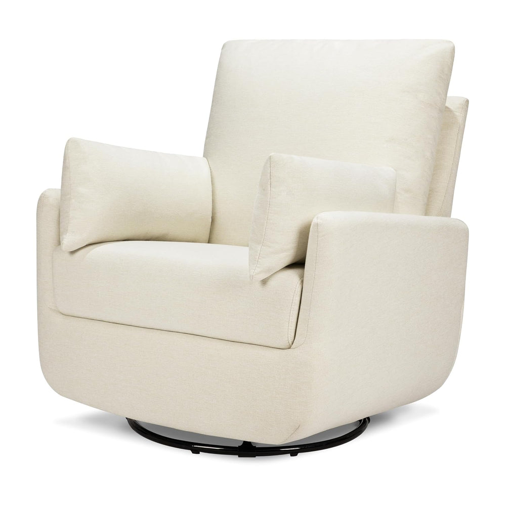 Davinci Juno Swivel Glider, GREENGUARD Gold Certified, Vanilla
