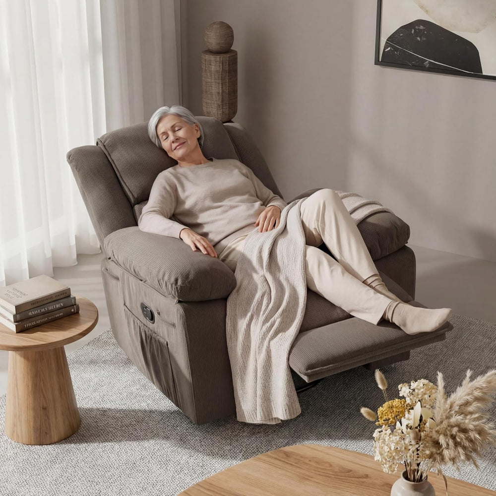FLEXISPOT XRC2 360° Swivel Rocker Recliner with Massage & Lumbar Heat