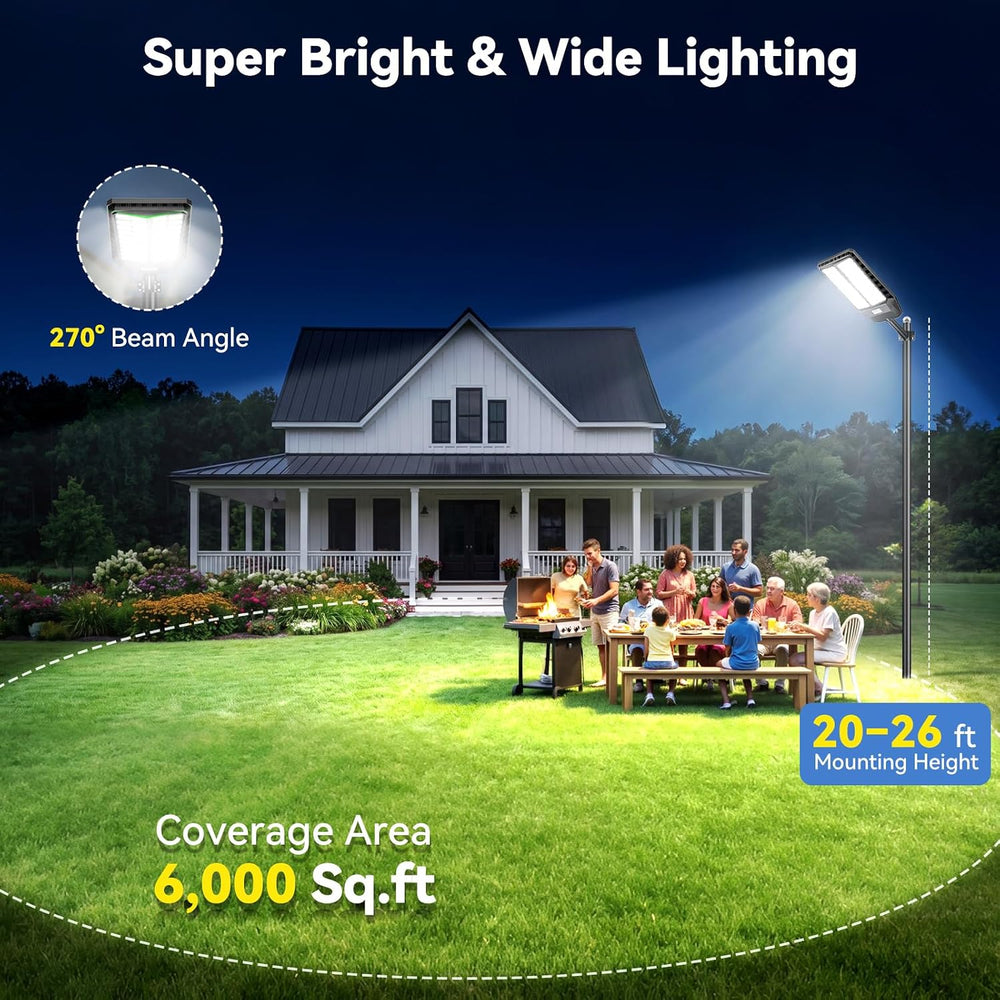 Deepn Pro Max 12000 Solar Lights Outdoor with PIR Motion Sensor, TW040