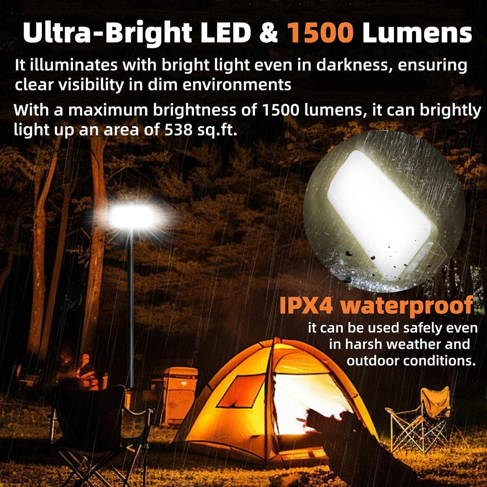 Camping Lantern Rechargeable, Lanterns for Power outages (Green)