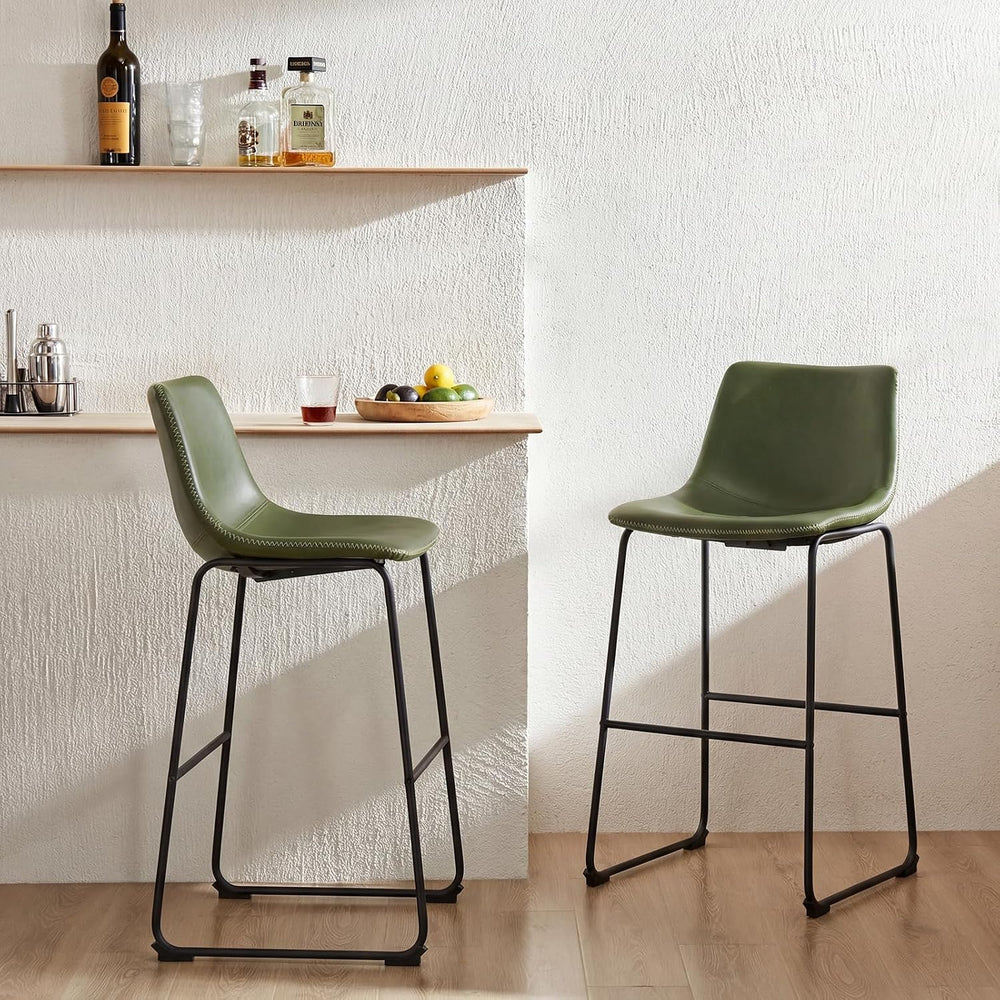OLIXIS 26" Counter Height Bar Stools Set of 2 for Kitchen Island