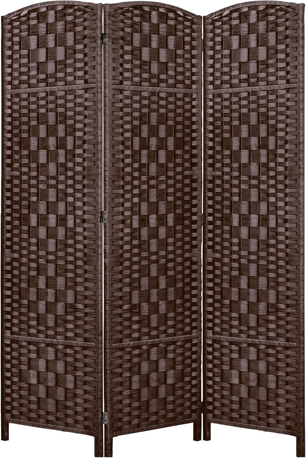 RHF Room Divider Panel,Partition Room Dividers,3Panel Privacy Screen,Brown