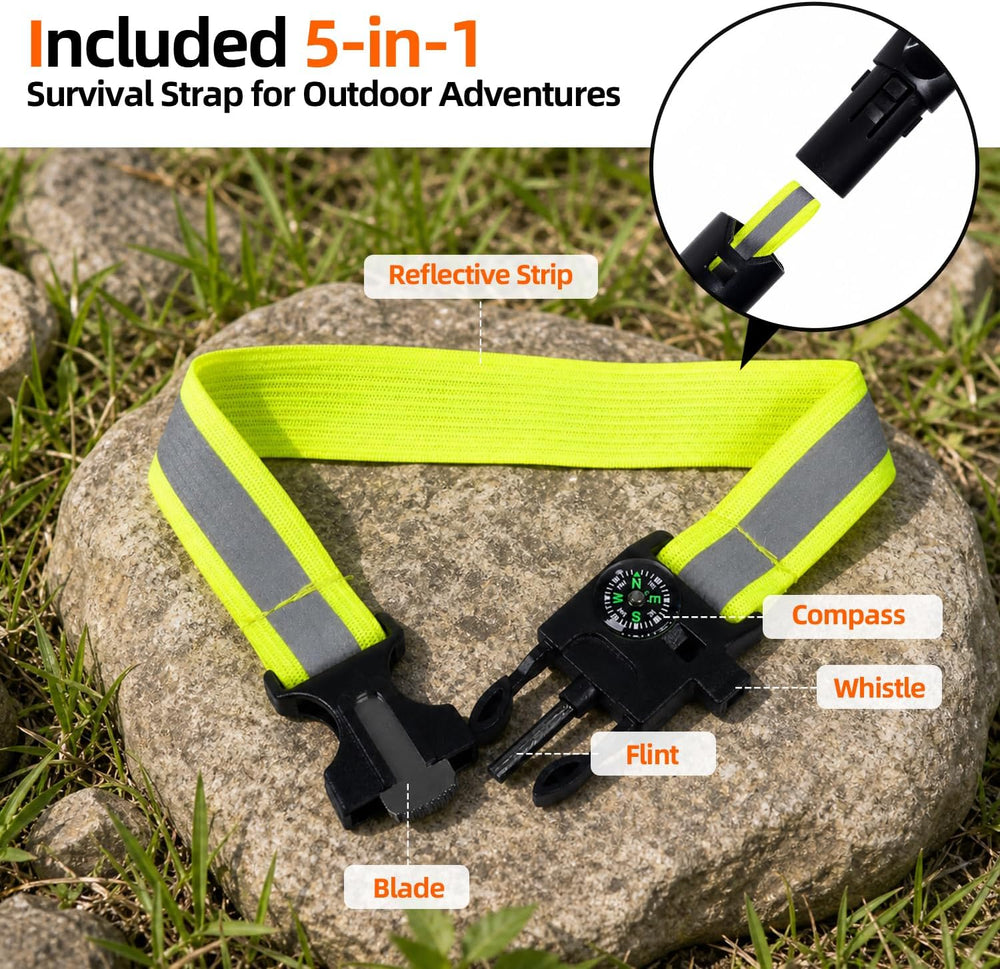 Abahub Multi-Functional Ice Scraper with 5-in-1 Survival Strap for Outdoor
