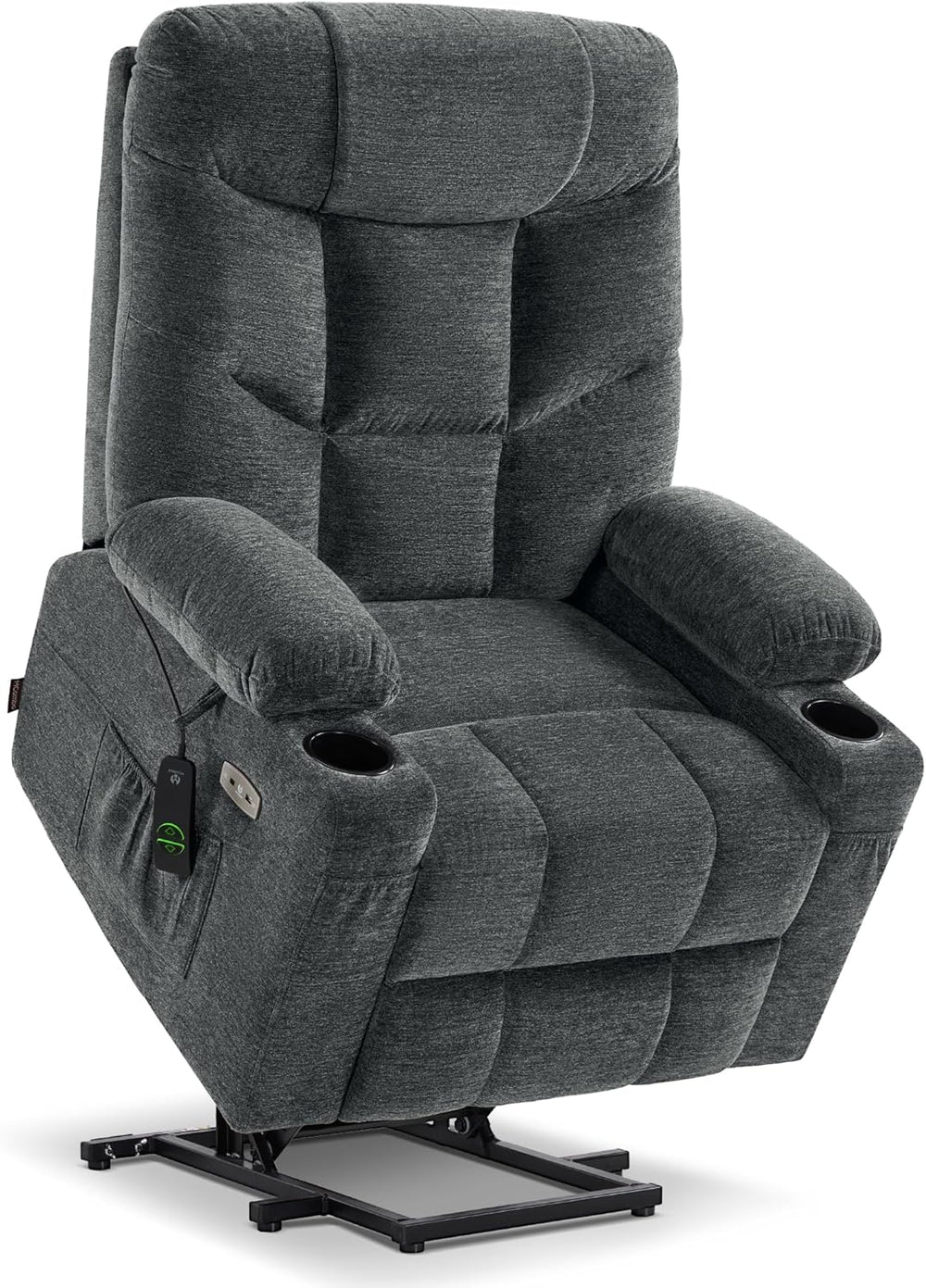 MCombo Power Lift Recliner Chair with Extended Footrest for Elderly People, F...