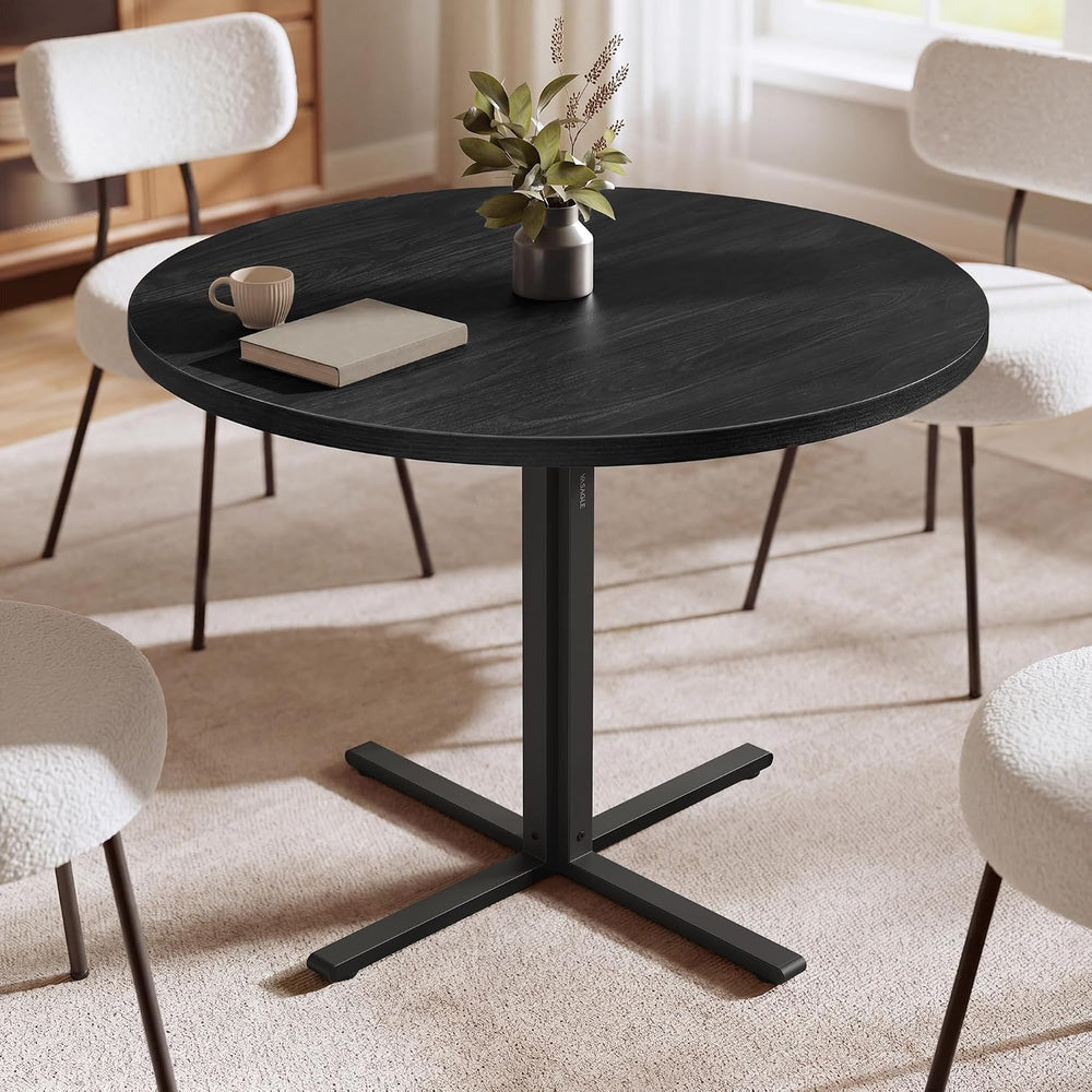 VASAGLE Dining Table, Small Round Kitchen Table for 4 People, 31.5 x 29.4 Inc...