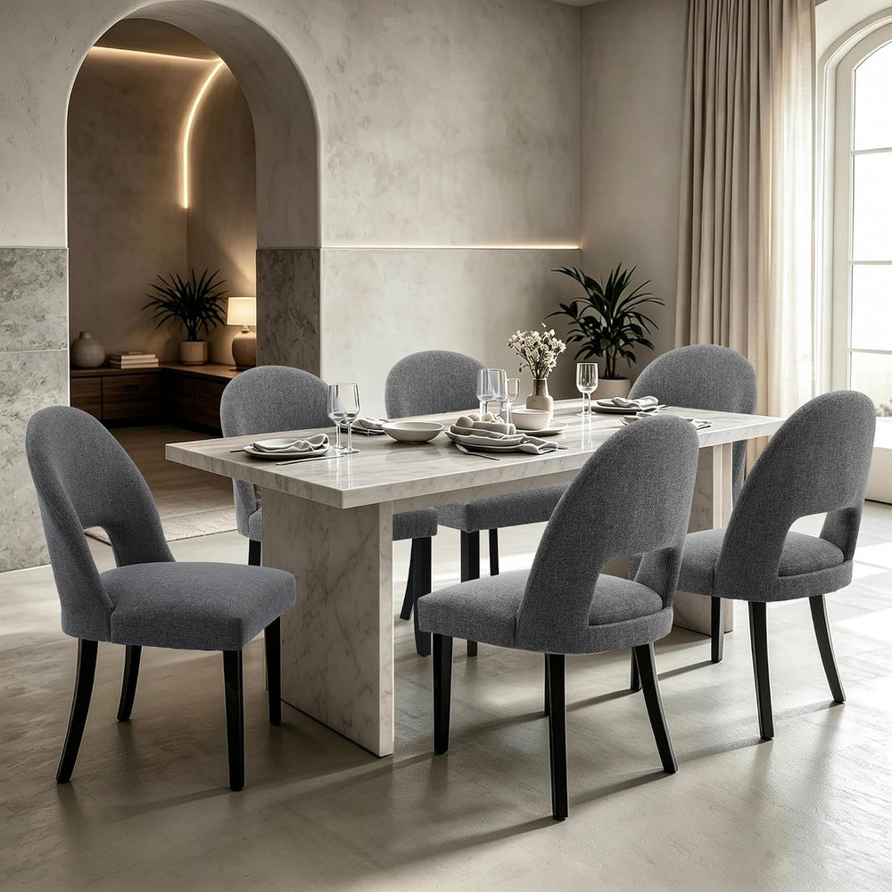 Dining Chairs Set of 6, Upholstered Kitchen & Dining Room Chairs