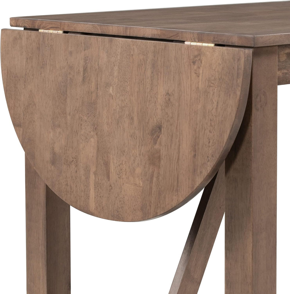 Harper & Bright Designs 3 Piece Counter Height Kitchen Dining Set with Dr...