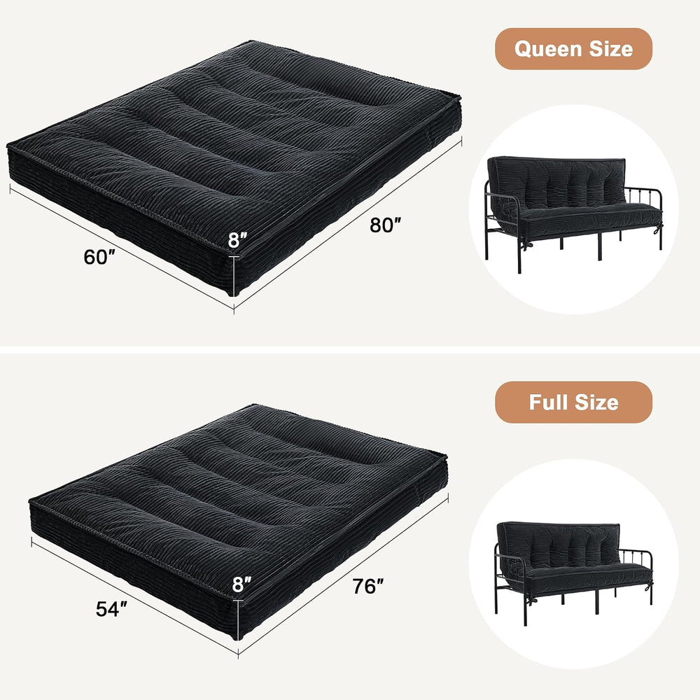 Futon Mattress Queen Size 8",Foldable Floor Mattress (Frame Not Included...