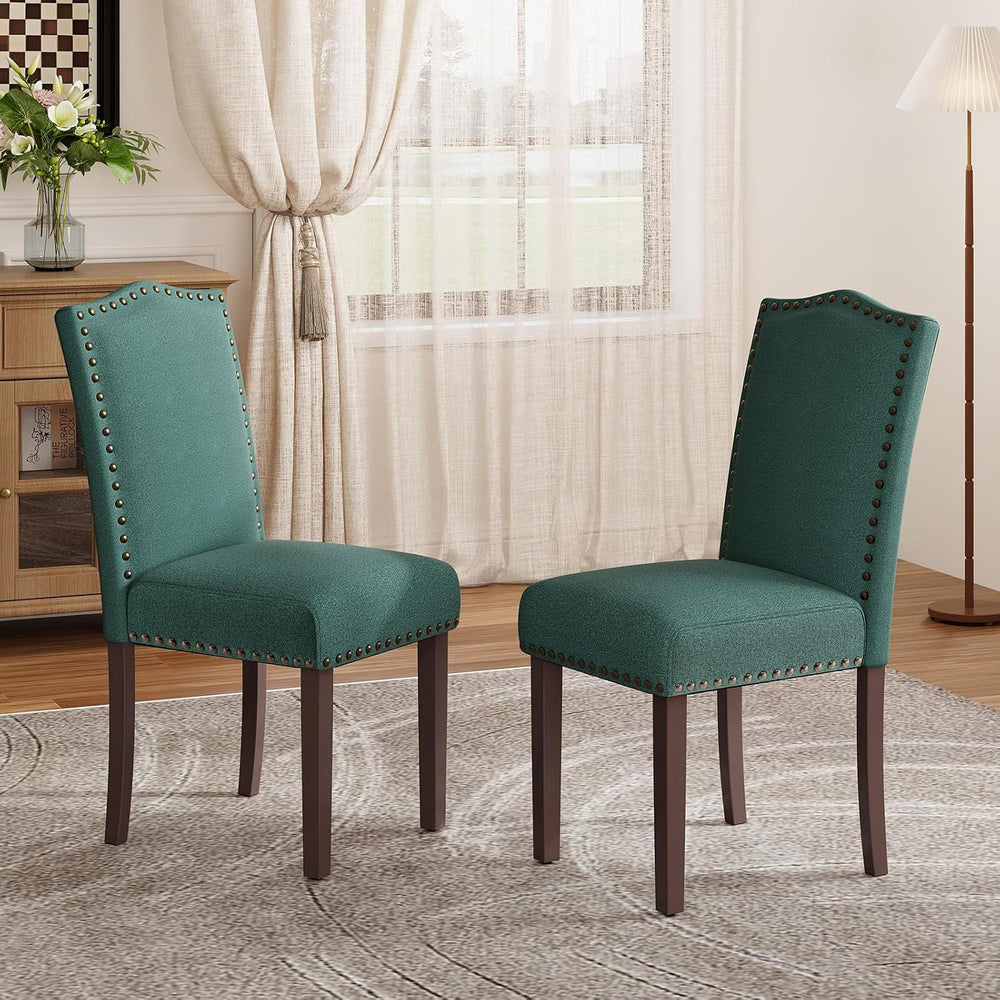 MALOL Dining Chairs Set of 2, Soft Comfortable Upholstered Parsons Chairs wit...