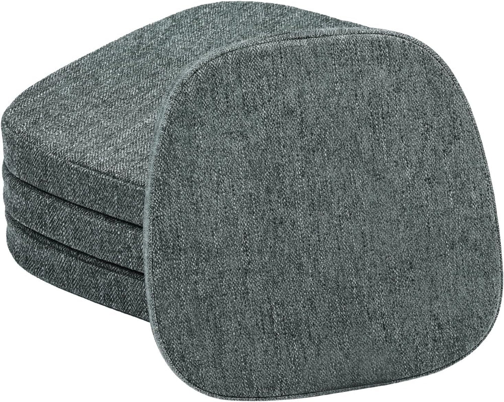 baibu 14x14 Memory Foam Metal Chair Cushions Set of 4, Dual-Layer Design Non-...