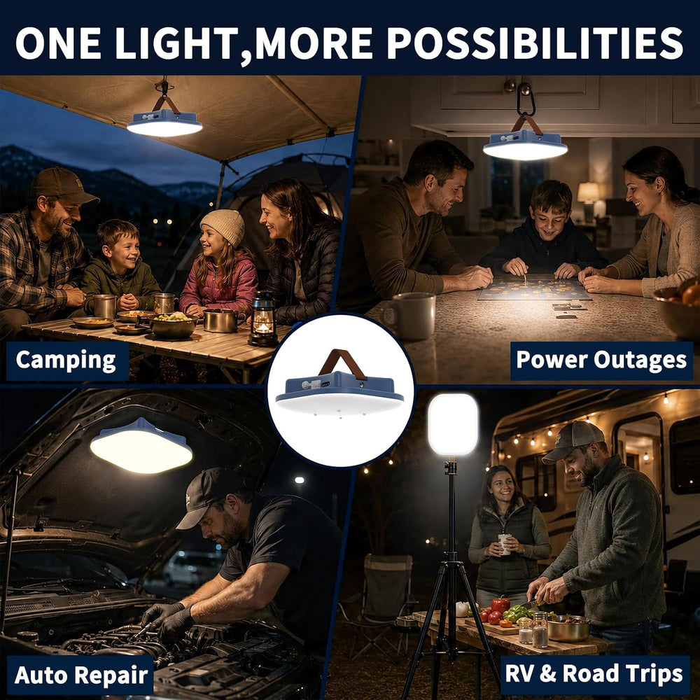 Rechargeable Camping Light, Magnetic Hanging Tent Light
