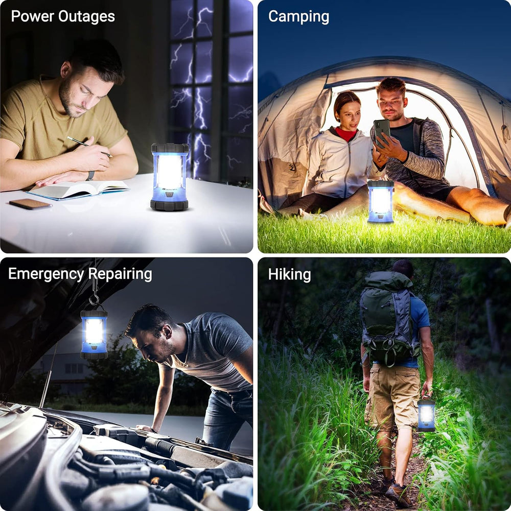 Camping Lantern, 3200LM LED Lanterns for Power Outages, 4600mAh Phone Charger...